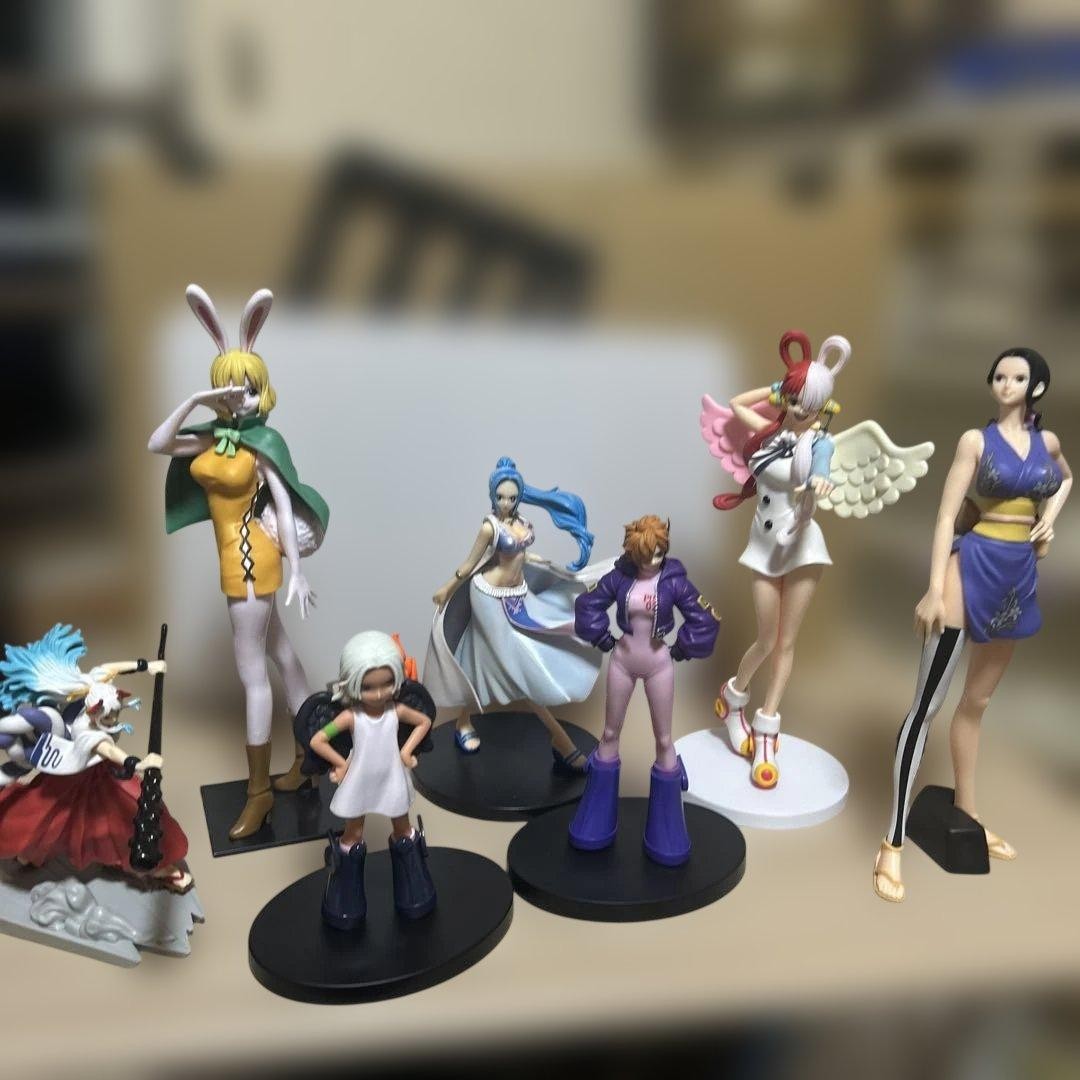 One Piece Female Character Figure Set 7 Pieces Collectible Anime