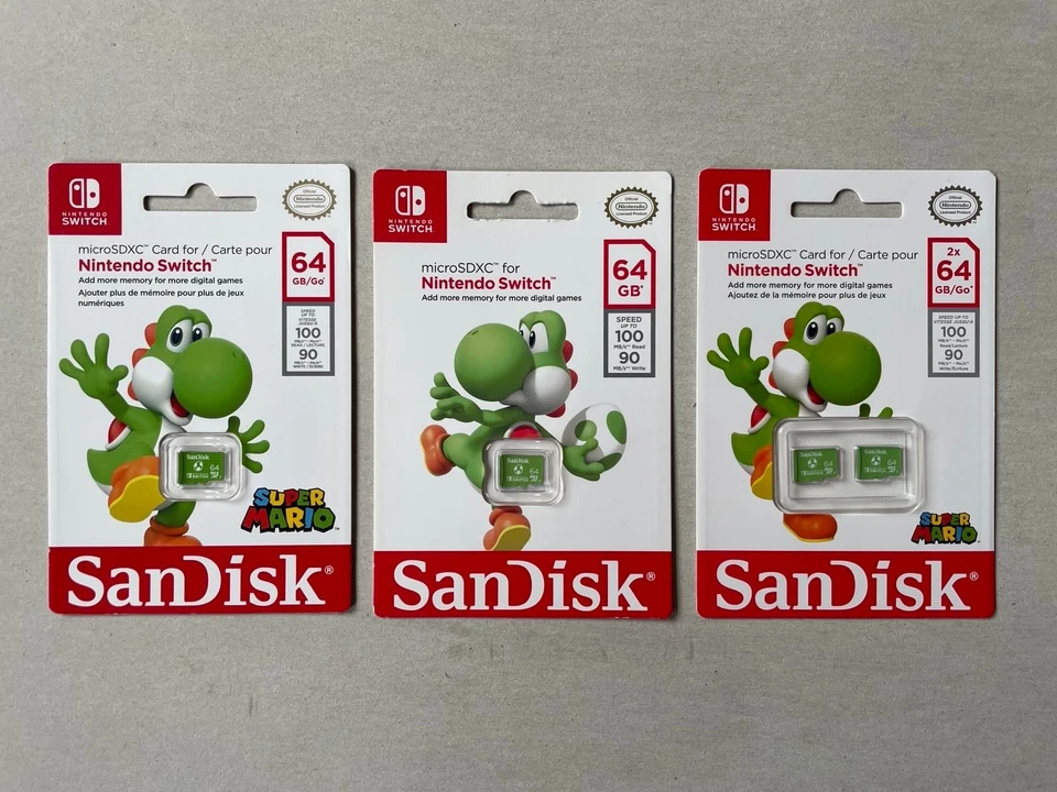 # Nintendo SWITCH FULLSET SanDisk SD Card Speicherkarten alle 20 Stück SDXC NEU! - Bild 2 von 4
