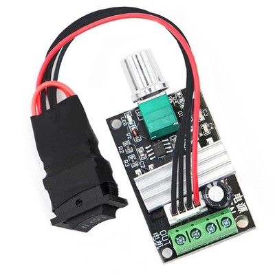 NEWNEWLIU DC Motor Speed Controller, 6V/12V/24V/28V/3A/80W PWM Black 