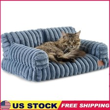 Soft Pet Couch Bed Small Dogs  Cats Easy to Clean Stylish Design Extra Comfort