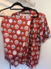 Paul Frank Red & Blue Pajamas Size8-12uk