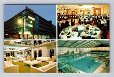 Atlantic City NJ-New Jersey, International Motel, Advertise, Vintage Postcard