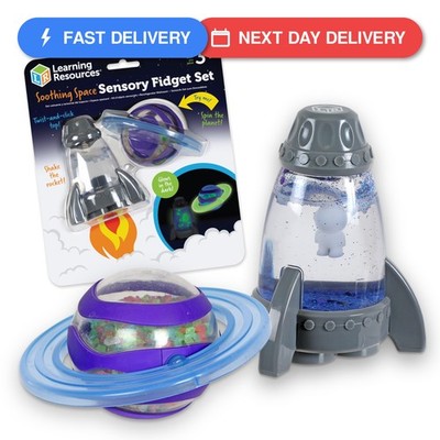 Learning Resources Beruhigender Weltraum sensorisches Zappeln-Set, Kleinkind-Spiel, sensorische...