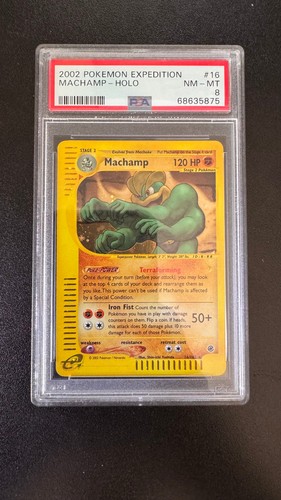 Machamp graded PSA 8 for sale on eBay