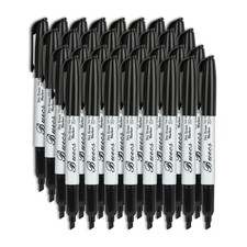 Black Dry Erase Markers, Low-Odor, 108 Count, Chisel tip, Perfect for Writing...