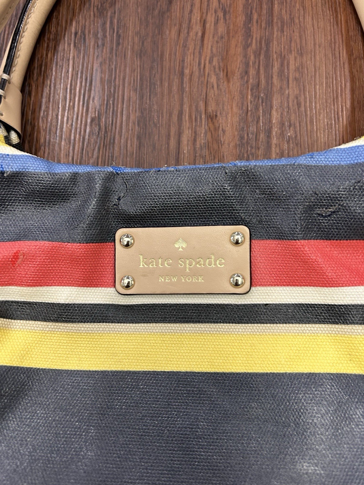Kate Spade Multicolor Stripe Handbag — image 4