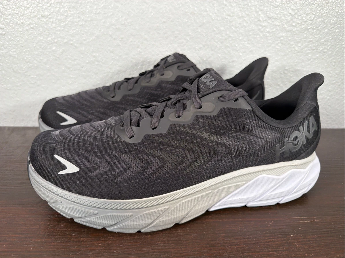 Hoka One Arahi 6 Mens Size 11.5 2E WIDE Black White Running Shoes 1123196 BWHT Size 11 - Hoka One One HOKA Arahi 6 2E Wide Black White for  main image 3