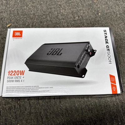 JBL Stage GT50011 Mono Amp Amplifier 1220w 500w RMS Brand New