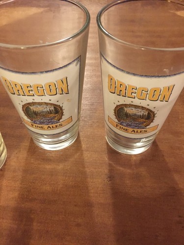 Oregon Original Fine Ales Pint Glass lot x4 - Picture 4 of 5