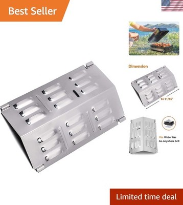 Stainless Steel Flavorizer Bar Replacement for Weber 9201 +Gas Go-Anywhere Grill