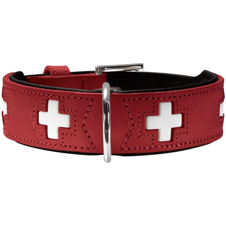 Hundehalsband Hunter Swiss 41-49 cm Rot/Schwarz - Bild 2 von 4