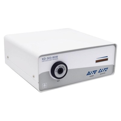 High Brightness 80W Surgical Fiber Optic Endoscope Light Source for Medical Use