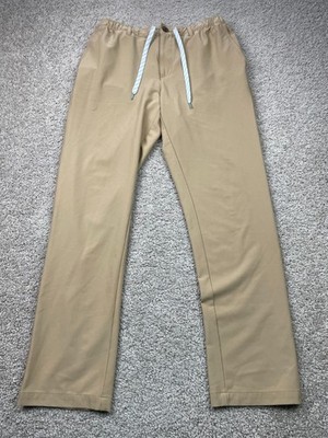 Chubbies Pants Men s M Khaki Everywhere Performance The New Avenues Drawstrings