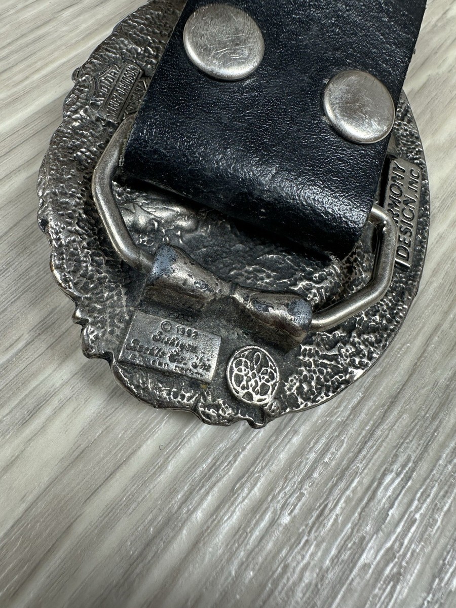 Vintage 1992 Harley Davidson Eagle Belt Buckle: Great  display picture 3