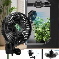  7" Ventilator Clip-On Fan Grow Tent Fan EC Motor, ,Auto-Oszillierend Lüfter