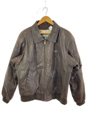Wilsons Leather A-2Type/Town Map/Leather Jacket Blouson/Xl/Leather/Brw 3687