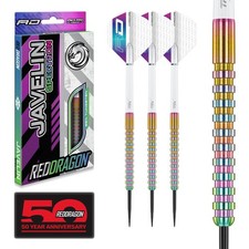 RED DRAGON Javelin Series Premium Tungsten Steeltip Darts Set with Flights an...