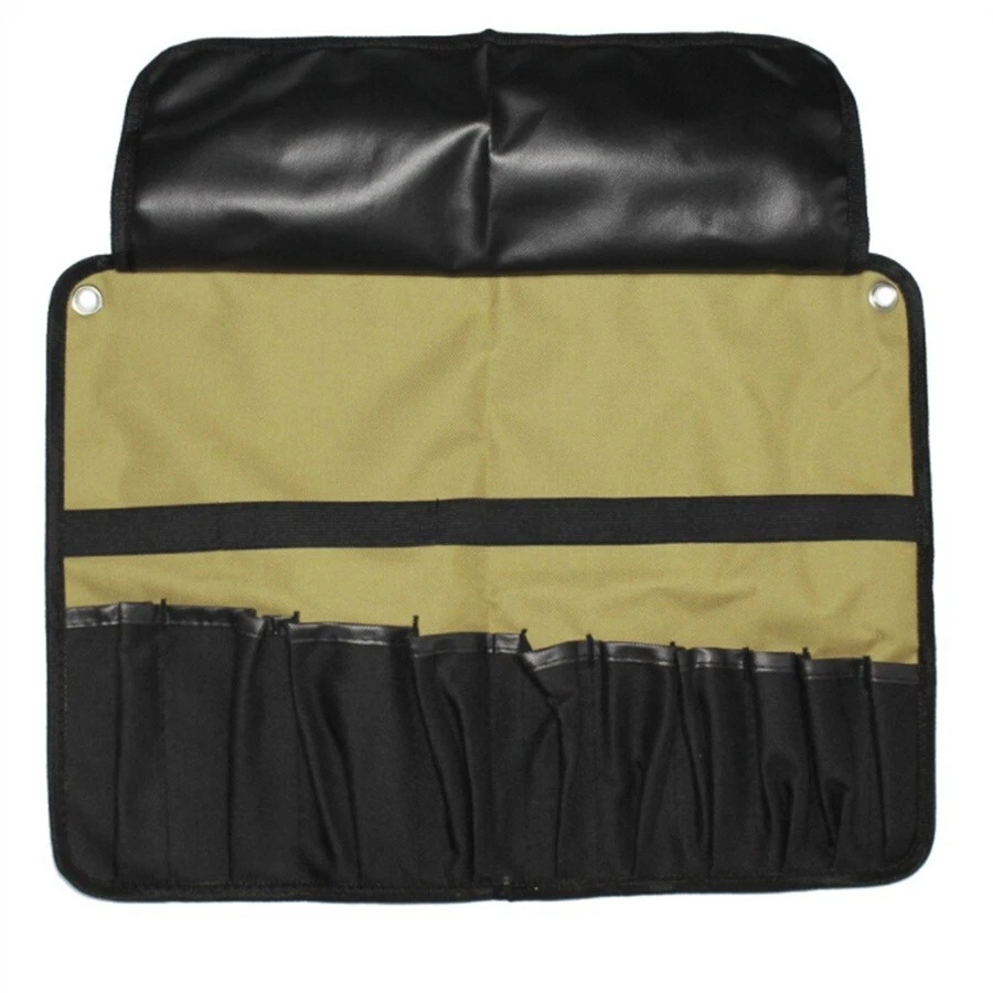 1PC Motorcycle Tool Roll Up Pouch Storage Tool Bag Oxford Wrench Roll Up Bag Foto 3 de 4