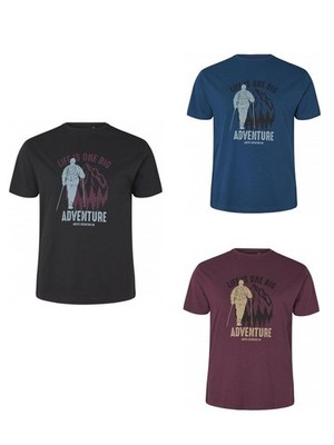 North564 Übergrößen Herren Kurzärmelig Bedruckt Rundhals T-Shirt Eu Größe