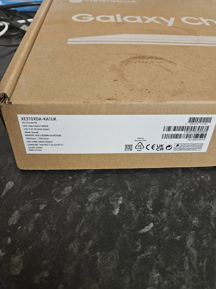 Google chrome laptop with charger - Image 4 of 4