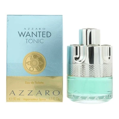 Azzaro Wanted Tonic Eau de Toilette 50ml Spray for Him - Damaged Box