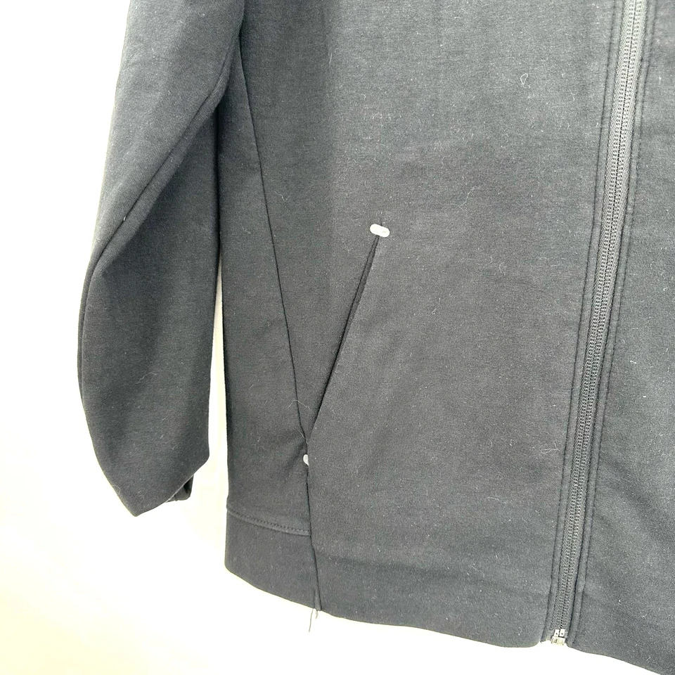 Old Navy Active Boys talla XL 14 - 16 dinámico polar cremallera completa chaqueta gris sudadera con capucha Foto 3 de 4