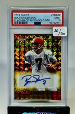 2024 Topps Finest Flashback Boomer Esiason Gold Auto /50 #FBA-BE Bengals POP 2