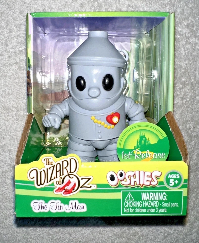 EL MAGO DE OZ OOSHIES SET 4 DOROTHY HOMBRE DE HOJALATA COBARDE LEÓN ESPANTAPÁJAROS CAJA NUEVA Foto 3 de 4