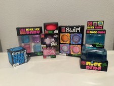 Nee Doh Authentic 8 Pack Bundle- Needoh- Squishy- Schylling