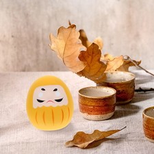  Accessori Scrivania Statuina Decorazione Giappone Ornamenti Daruma Bambola Statua