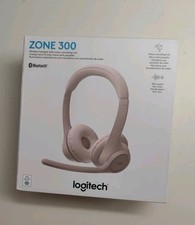 Logitech Zone 300 Wireless Bluetooth Headset with Noise Canceling Mic, Pink