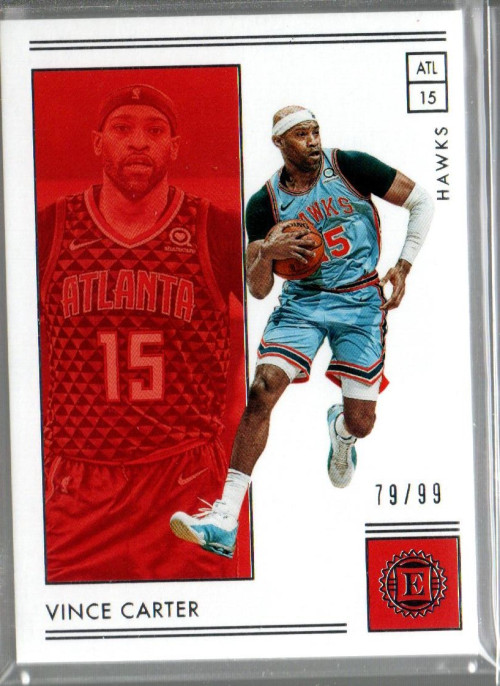 2018-19 Panini Encased #96 Vince Carter /99 