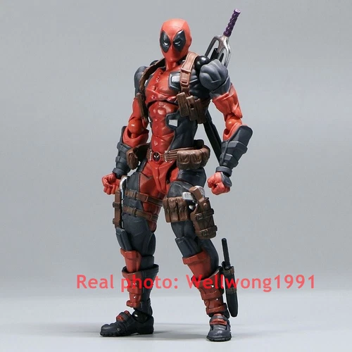 Amazing Yamaguchi Revoltech NO.025EX Deadpool Action Figure Toy China VER 16cm - Picture 8 of 12