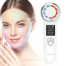 ANLAN Appareil Anti Rides Visage, Dispositif de Beauté avec 4 Modes de Soins Vis