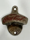 Vintage Star X Cast Iron Coca-Cola Stationary Bottle Opener USA - 54 on Back