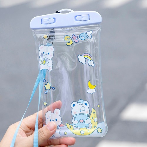 Cartoon Waterproof Phone Case Hanging Phone Cover Durable Phone Bag - Picture 7 of 10