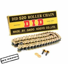 DID 520 GOLD MX MOTOCROSS CHAIN SUZUKI RM125 RM250 RMZ250 RMZ450