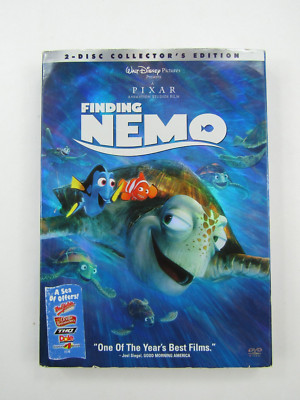 Finding Nemo 2 Disc Collectors Edition DVD Animated Pixar Bonus Features