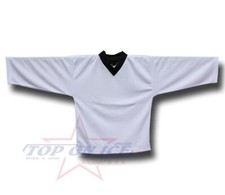Trainingstrikot Steel Weiss Eishockey Jersey