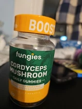 FUNGIES Cordyceps Mushroom Gummies Mango and Pineapple 60 Pectin Gummies