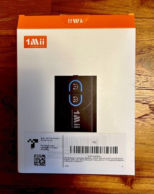 1Mii Bluetooth 5.3 Adapter (Sender/Empfänger) für TV Audio auf 2 Kopfhörer