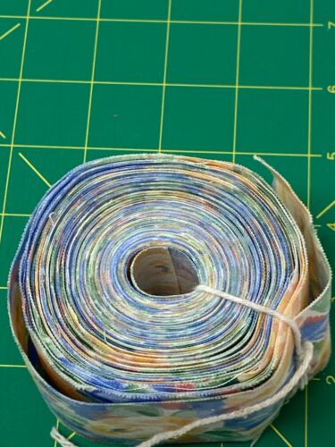 NOVELTY FLORAL PRINTS COTTON FABRIC RIBBON Cottage Core 80s 90s Vintage - Picture 2 of 5