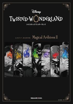 Book Disney Twisted Wonderland Official Guide + Setting Materials
