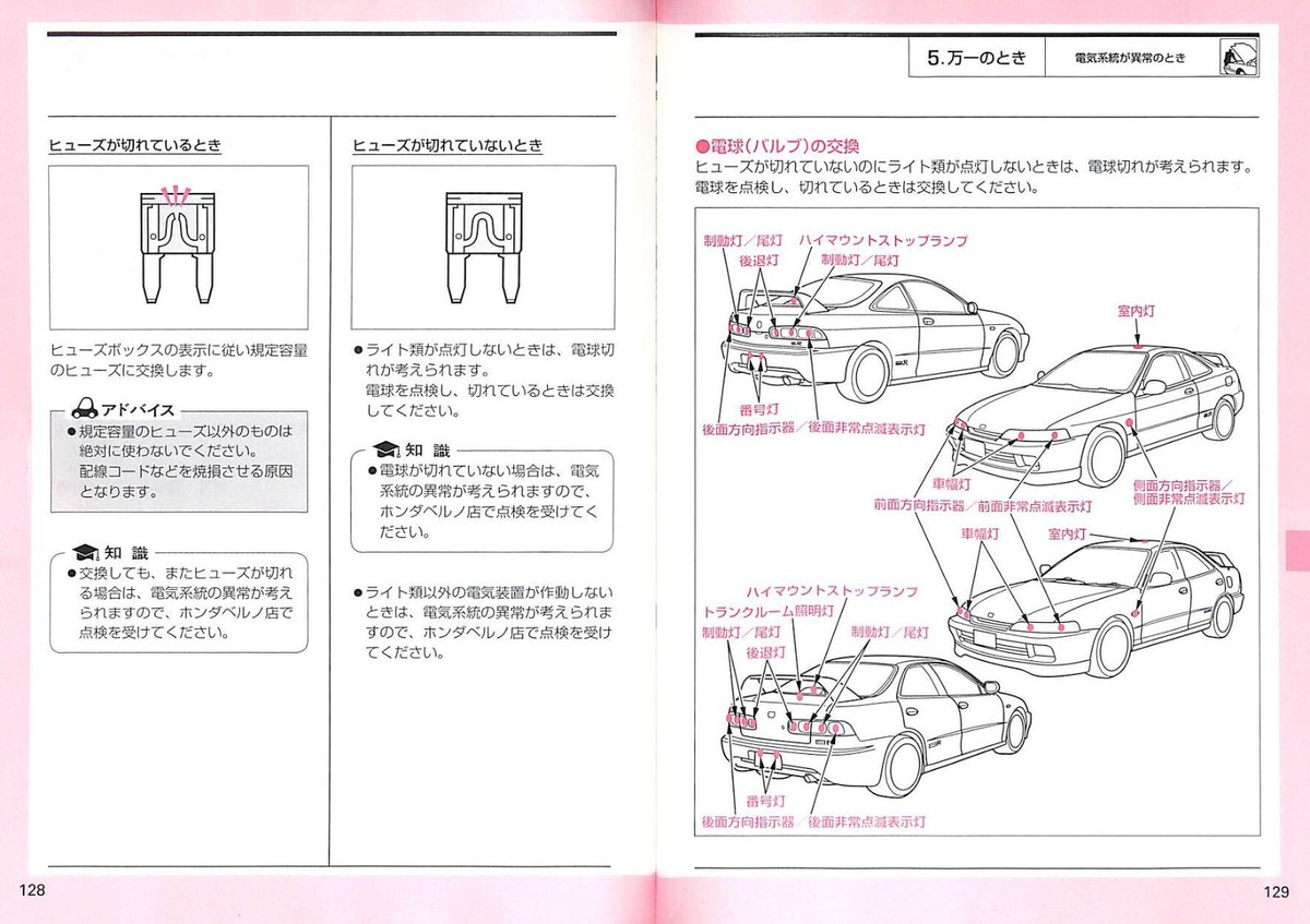 BOOK] Honda Integra Type R DC2 DB8 Japanese Owners Manual B18C