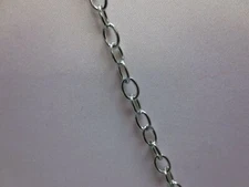 28" STAINLESS STEEL SILVER 5MM CABLE LINK CHAIN WITH LOBSTER CLAW CLASP