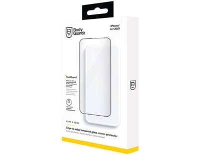 BodyGuardz Pure 2 Antimicrobial Screen Protector - iPhone 14 Plus & 13 Pro Max
