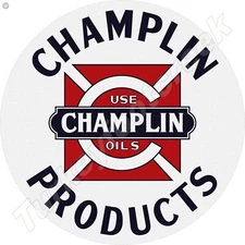 Champlin Products 11.75" Round Metal Sign