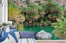 3D Rain Forest River Wallpaper Wall Mural Removable Self-adhesive Sticker9505