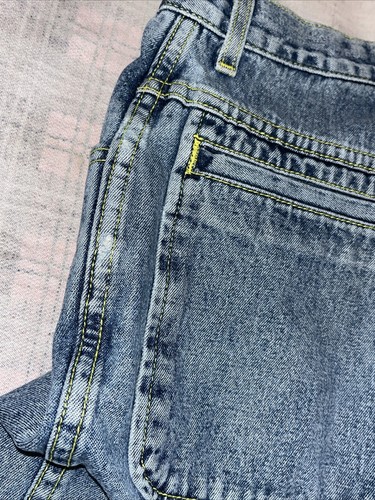 Vintage JNCO Girlie Stuff 20" Rewind Keep On Movin Denim Jeans Size 3 Raver - Picture 24 of 24