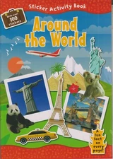 Around the World Sticker Activity Book (with over 100 Stickers)  (Staple bound: 